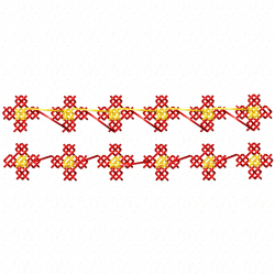 Cross Stitches Embroidery Design 12